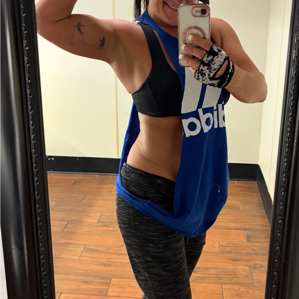 Adidas Royal Blue Sleeveless Top